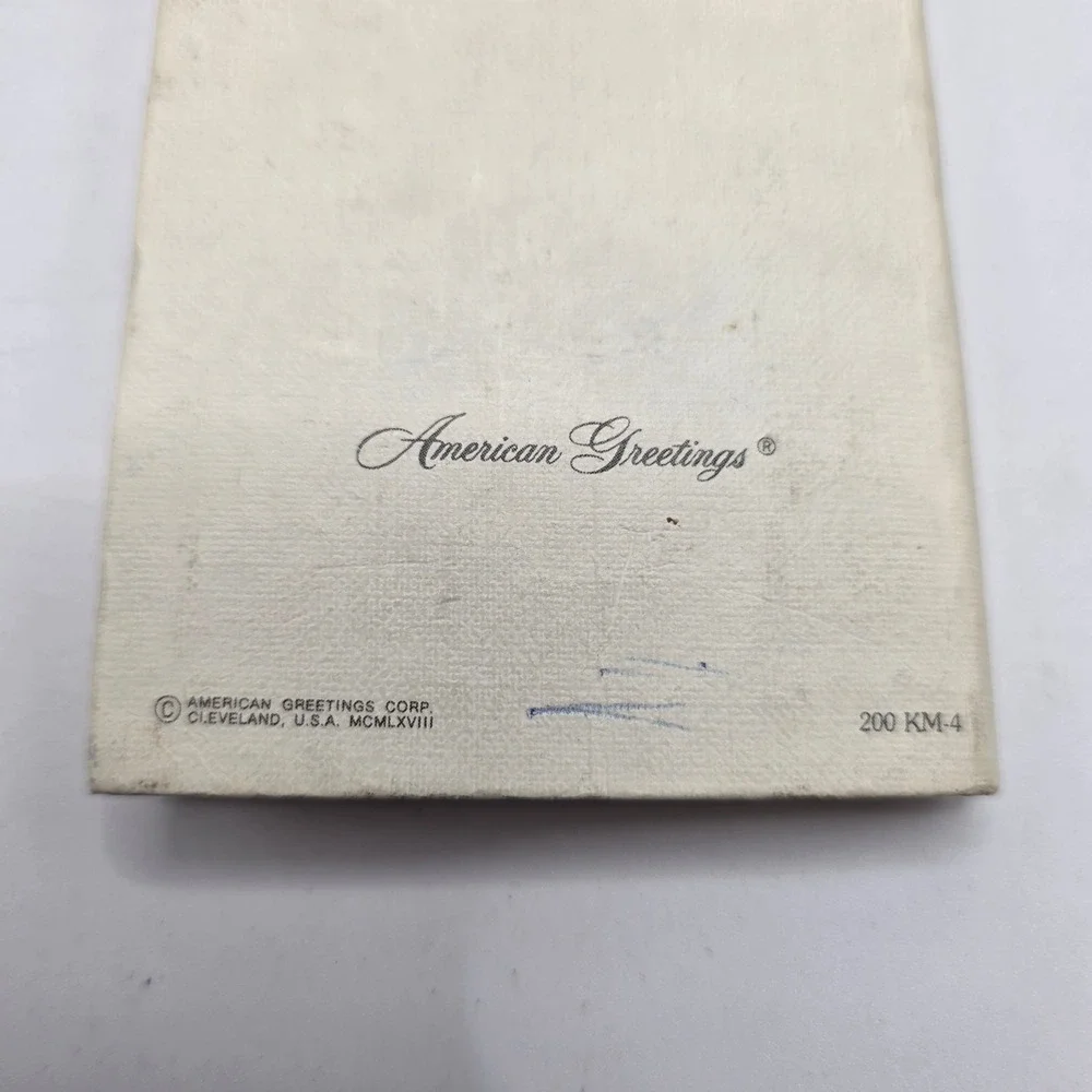 American Greetings Address Book 1976 Girl Rotary Phone Vintage Retro Pocket Size